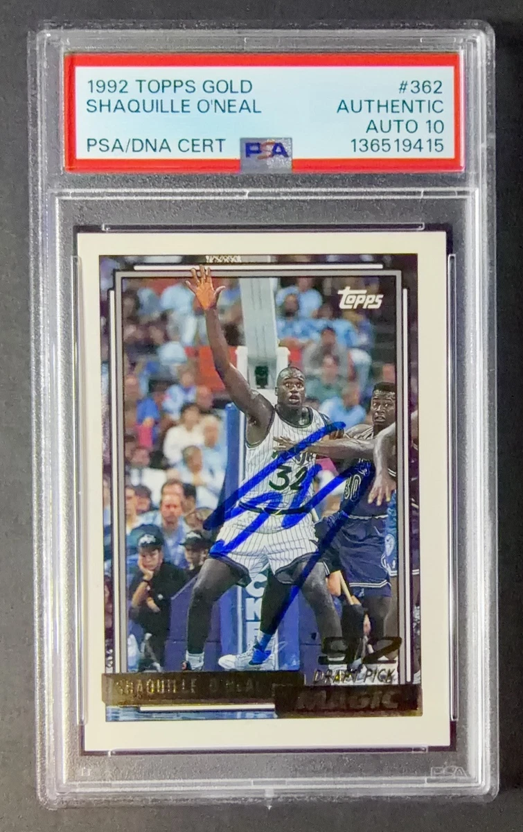 Shaquille O'Neal Basketball Original Autographed Sports Trading