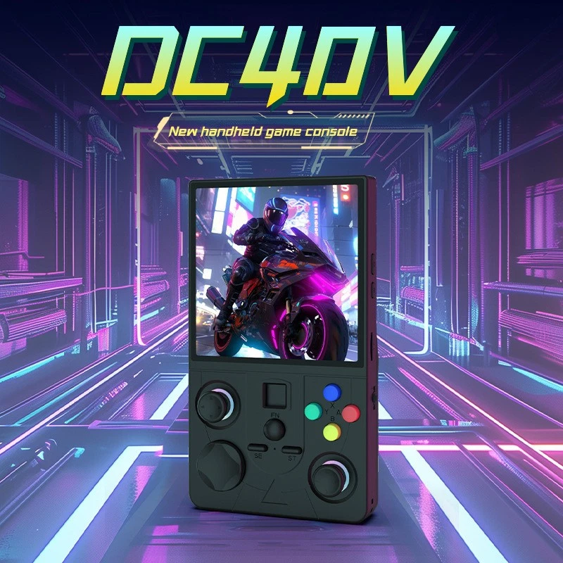 New Upgraded DC40V Retro Handheld Game Console, 128GB Mini Video Game