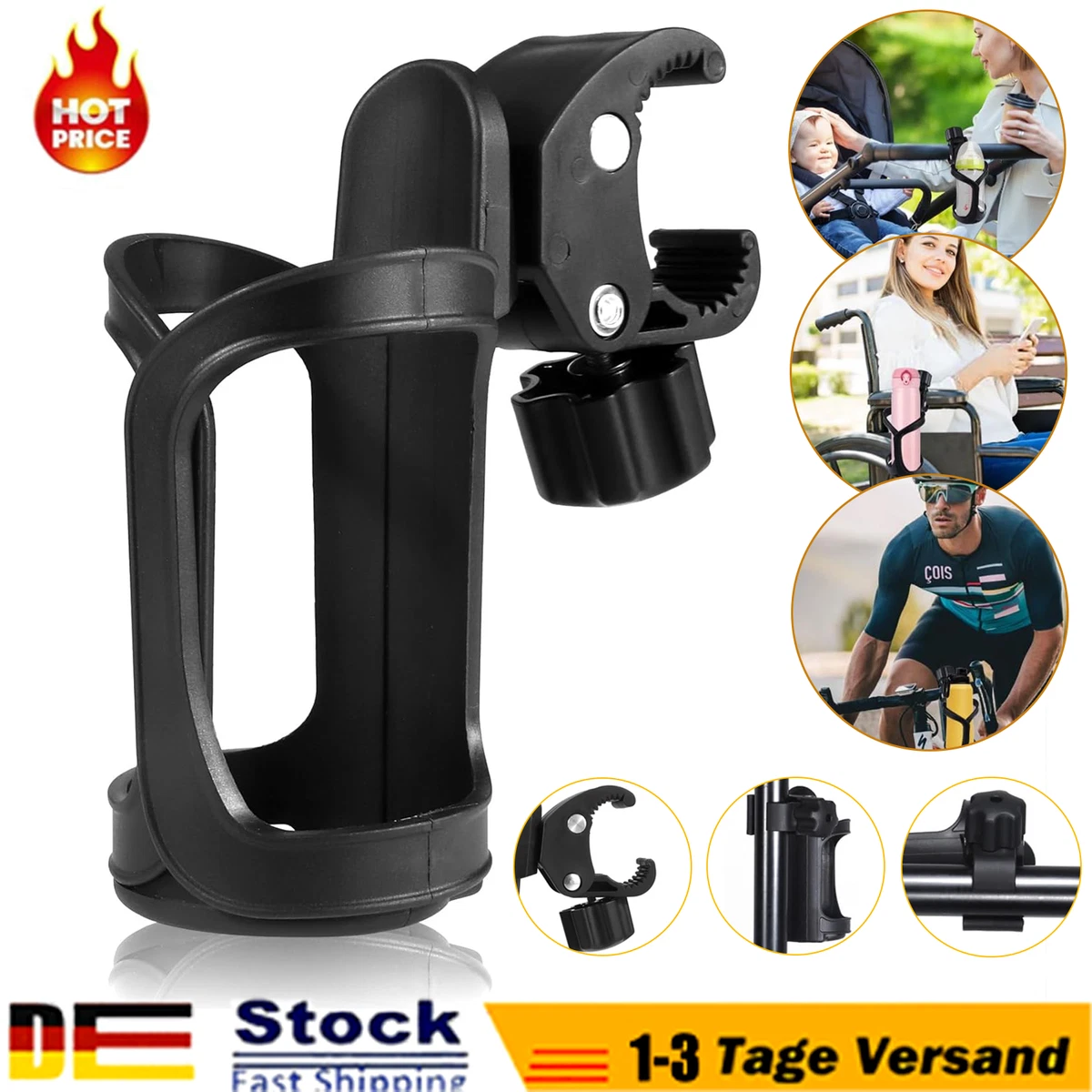 kinderwagen schwarz gold 3-IN-1 KINDERWAGEN 