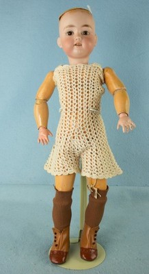 19'' Antique German Doll Marked C w Non Working Mama-Papa Body TLC