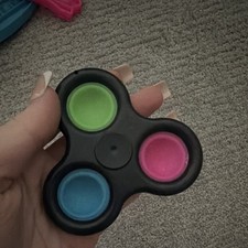 Set of 3 Black Green Pink Blue Tactile Sensory Pop Bubble Toys