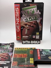 NFL Quarterback Club Sega Genesis COMPLETE W/ MANUAL