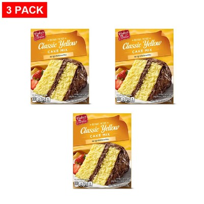 Baker's Corner Extra Moist Classic Yellow Cake Mix, 15.25 oz - Pack of 3