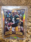 2024 Topps Chrome Football Gold Refractor Brett Favre #LOG-6