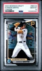KONNOR GRIFFIN - 2024 BOWMAN CHROME DRAFT #BDC22 1ST PROSPECT PSA 10 GEM MINT 💎