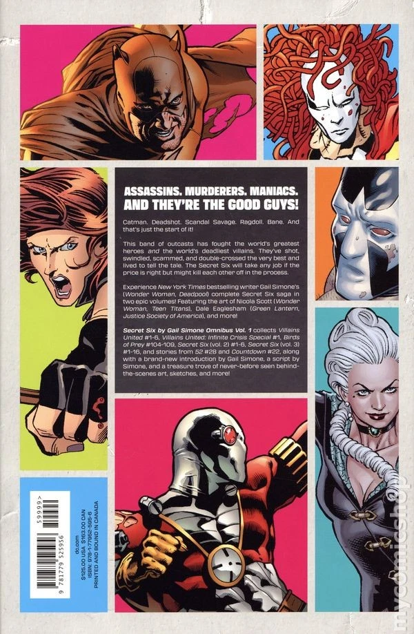 Secret Six Omnibus HC By Gail Simone #1-1ST VF 2024 Stock Image - Image 2 of 2