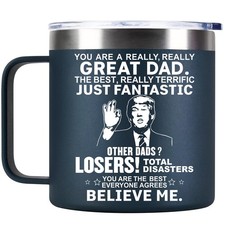 Christmas funny Gifts for Husband Dad from Daughter Wife-11 14 Ounces, Blue