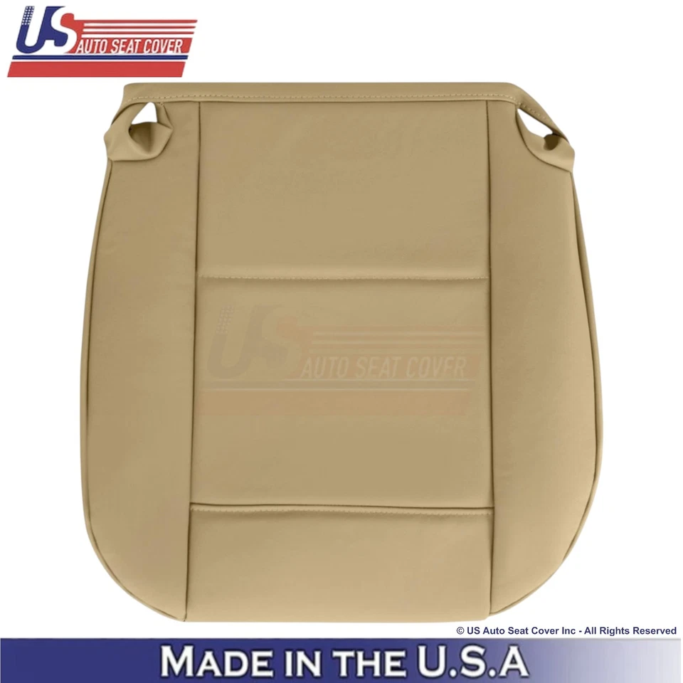 Fundas de asiento delanteras inferiores beige de cuero genuino para BMW Serie 3 E46 1998-2005 Foto 2 de 4