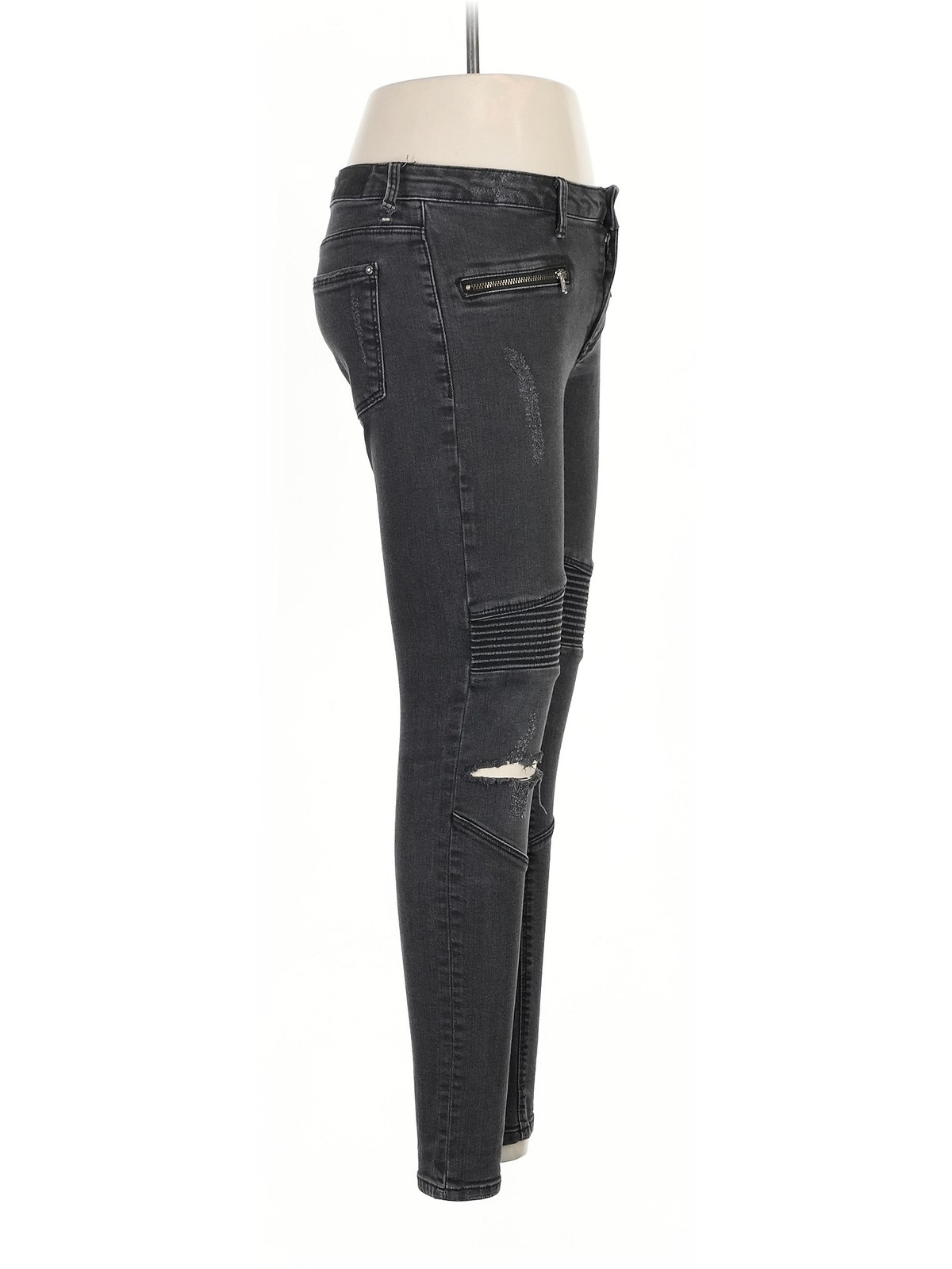 Zara Women Gray Jeans 6 thumbnail 3