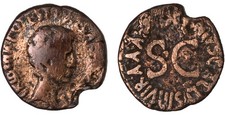 Coin Roman Empire As Augustus 16 B.C.