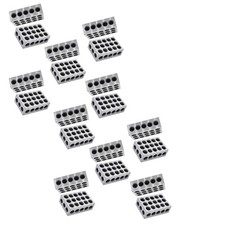 10 MATCHED PAIRS ULTRA PRECISION 1-2-3 BLOCKS 23 HOLES MACHINIST 123 .0002"