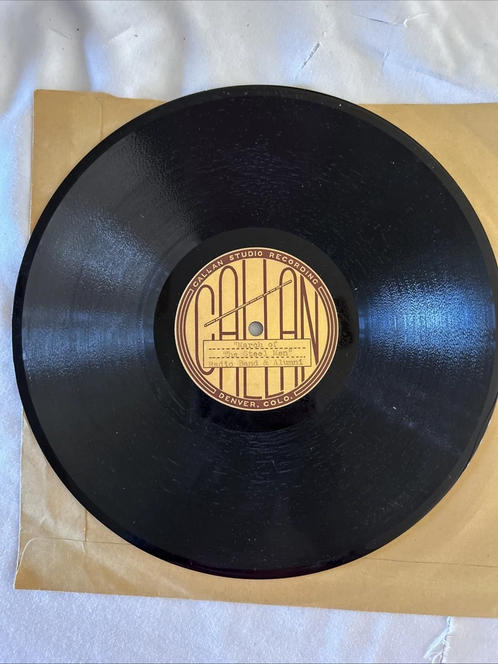 2-78 rpm Vinyl “Test Pressing “ Recordings -“RADIO BAND & ALUMNI” March Of The - Image 2 of 4