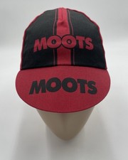 RARE Moots Cycling Cap Red/Black Stripes Pace...