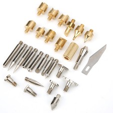 28PCS Wood Burning Pen Tips Soldering Solder Iron Tips Pyrography Craft Tool