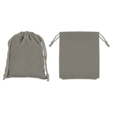 Bluetooth Headphone Bag, 2 Pcs 2.76x1.97 Inch Headset Carrying Pouch Gray