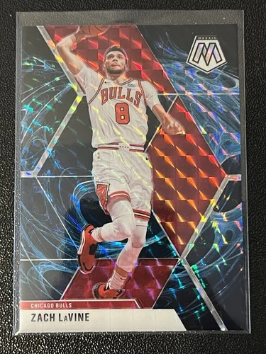 2019-20 Panini Mosaic Zach LaVine Genesis Prizm Case Hit SSP #87 Bulls