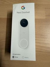Google Nest Doorbell Wired 2nd Gen White Smart Video GA02767-US