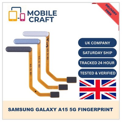 Für Samsung Galaxy A15 5G Fingerabdruck Sensor Flex Kabel Ersatz Power Button