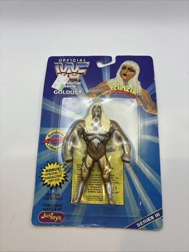 WWF Vintage GOLDUST Dustin Bend-Ems 1996 Just Toys...