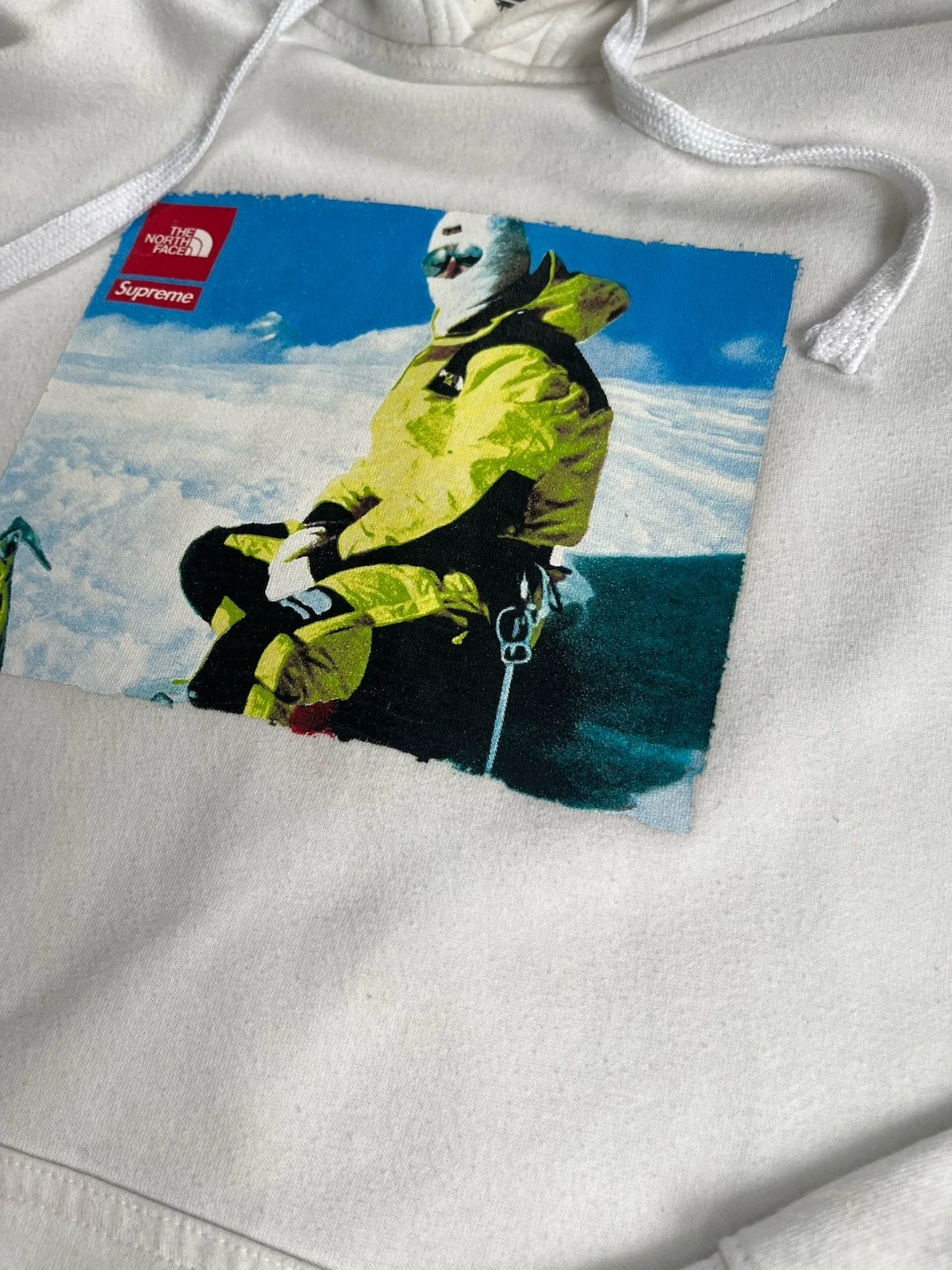 Felpa con cappuccio Supreme X The North Face Photo Fw18 bianca taglia M Supreme New York