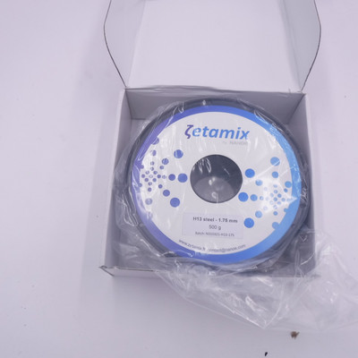 1.75mm x 500g Spool Zetamix H13 Steel Filament For FFF/FDM 3D Printers