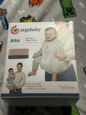 Ergobaby Alta Hip Seat All-Position Breathable Mesh Hip Seat and Carrier