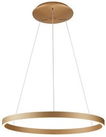 Moderne 2X100W/Led Pendelleuchten, 2700Lm, IP20, 3000K, Weiß Und Gold