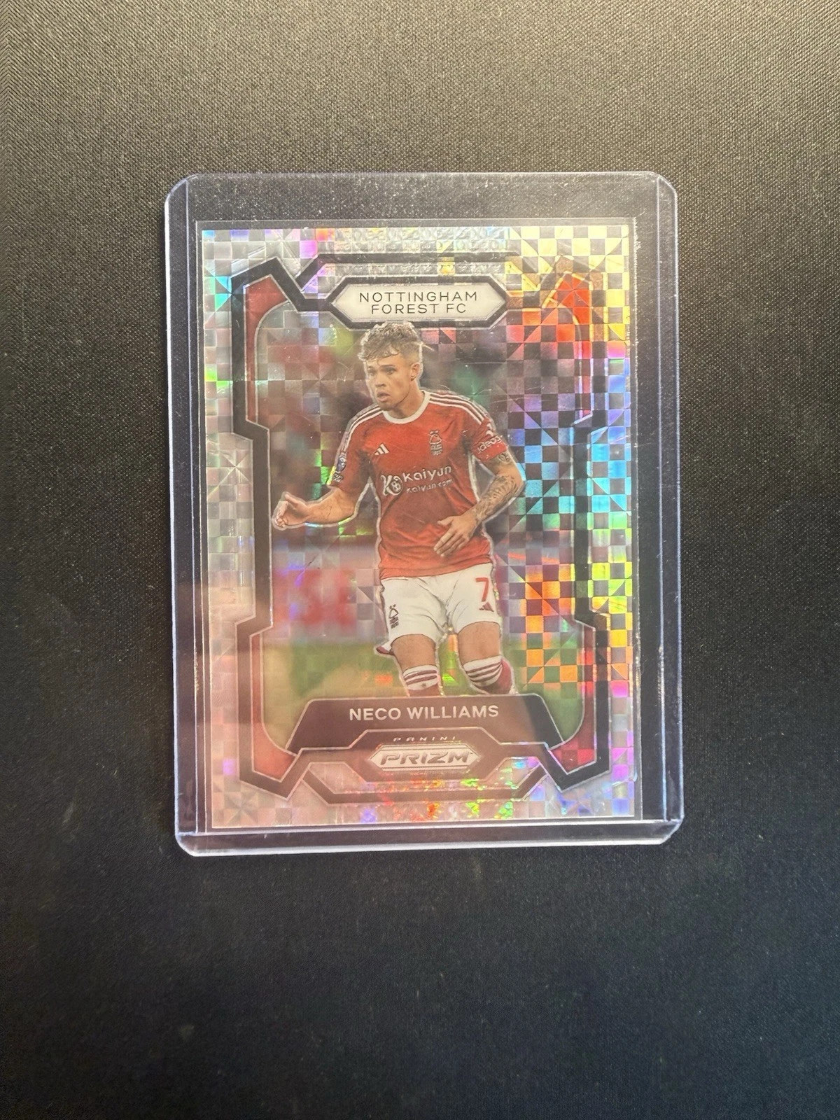 2023-24 Prizm Premier League Neco Williams Checkered Prizm /8