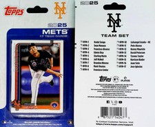 2025 Topps Retail Factory Sealed Baseball New York Mets Base MLB Team Set. 17 To