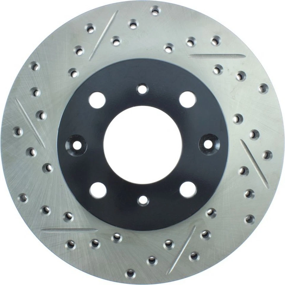 StopTech para Honda Civic del Sol 1993-1997 rotor de freno perforado lado del pasajero Foto 2 de 4