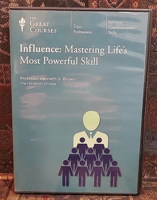 The Great Courses ~ Influence: Mastering Life's Most Powerful Skill - 6 CD Set!