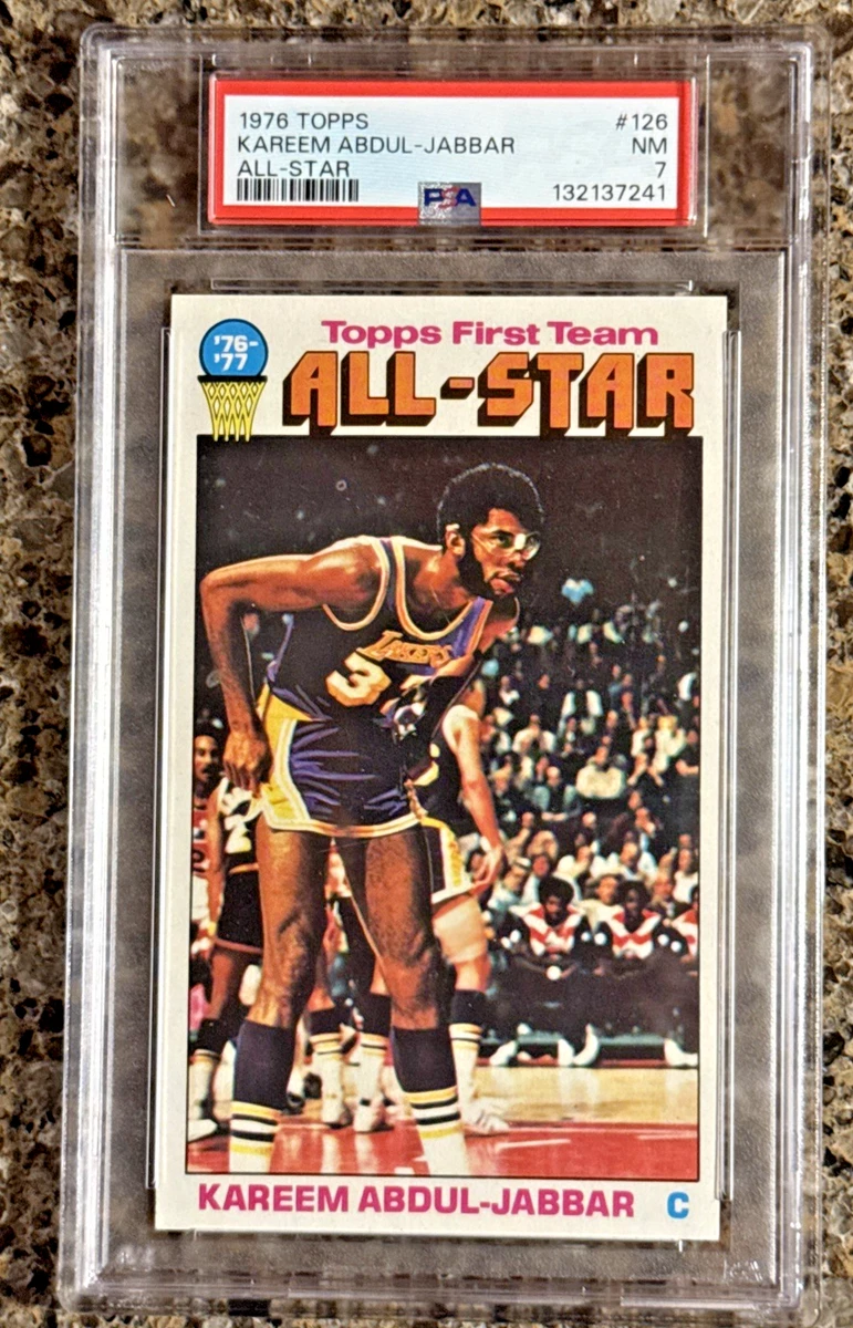 Topps Kareem Abdul-Jabbar 7 Graded Basketball Sports Trading Cards