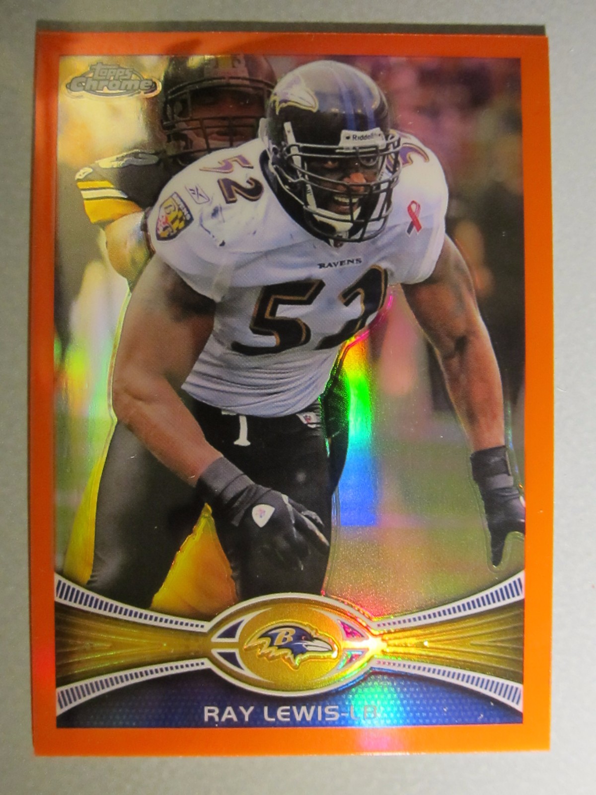 2012 Topps Chrome Orange Refractors #121 Ray Lewis