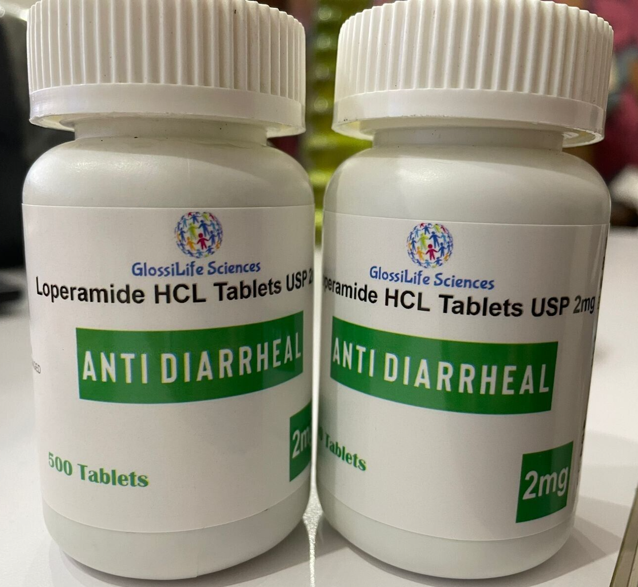 500 Tab Anti Diarrheal 2mg Tablets Free Ship Exp MAY 2025 MADE IN UK