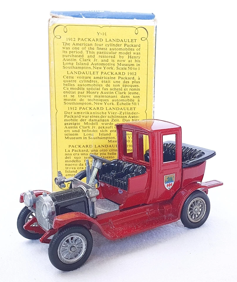 Matchbox Lesney Models of Yesteryear 1912 PACKARD LANDAULET Y-11 MIB`56 - Image 3 of 4