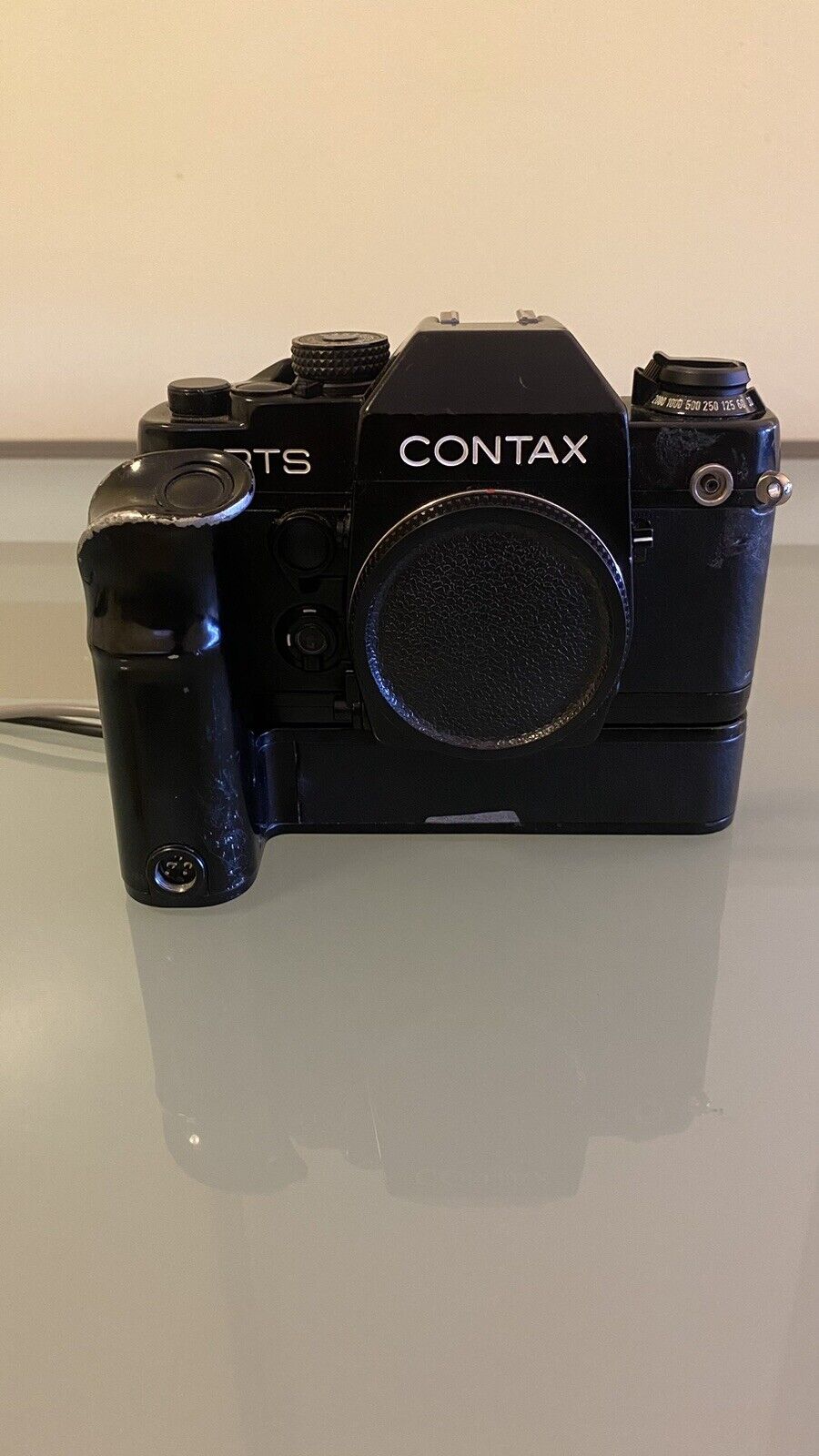 Contax RTS II 35mm SLR Film Camera Body w/ W-3 Real Time Winder & Zeiss  Dataphot