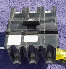 FPE NB320 (NB232020) 20 Amp, 240 Volt, 3 Pole, bolt on Circuit Breaker