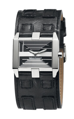 BRUNO BANANI Unisex-Uhr Cut-Glas BR25889 XILION  Edelstahl Designer