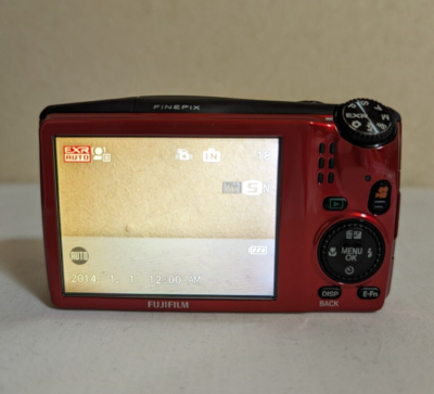 Fujifilm Digital Camera FinePix F Series F1000EXR Red 20X 16MP