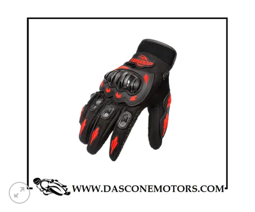 GUANTI BSDDP ROSSO per moto scooter yamaha bmw ducati honda harley suzuki |  eBay