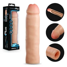 Performance Plus Add 3" Silicone Cock Sheath Penis Extension Extender Enlarger