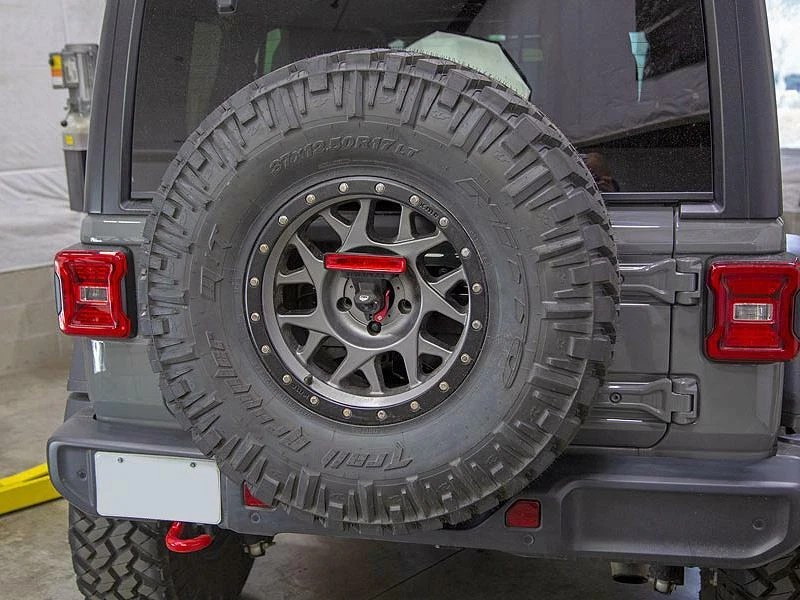 TeraFlex Alpha HD Adjustable Spare Tire Mounting Kit Black for 18-24 Jeep JL/JLU - Imagem 2 de 4