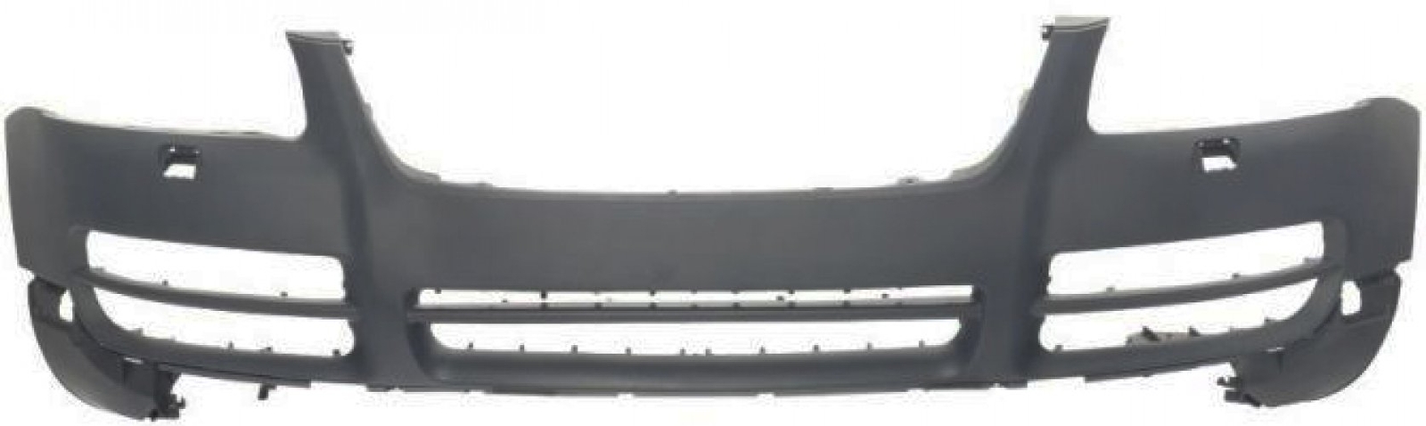 Pare-choc avant Volkswagen Touareg 2002 2003 2004 2005 2006 2007 bouclier noir