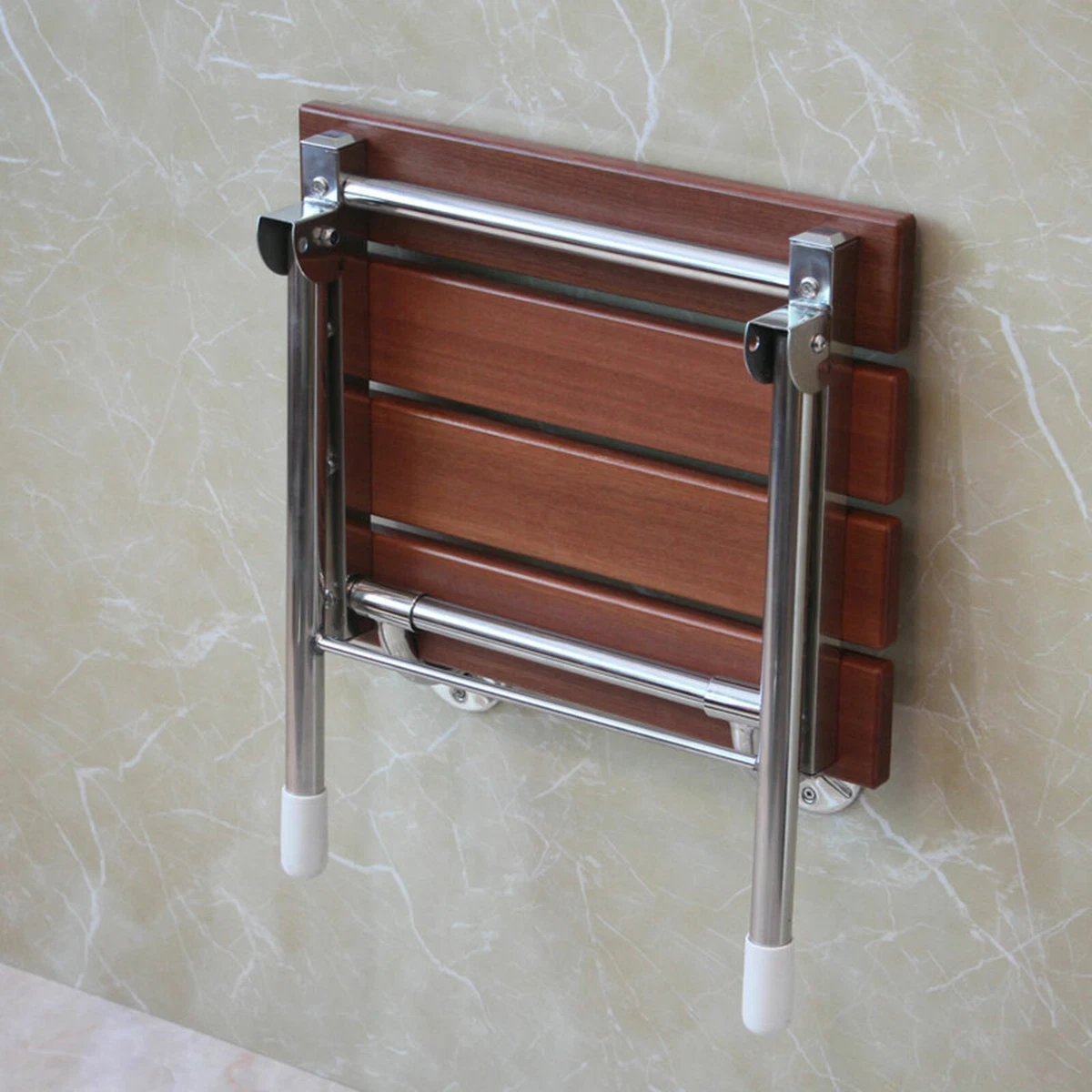 Wall mounted online folding seating bench