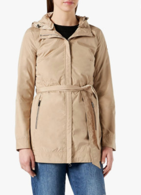 Damen Regenjacke Geox Größe UK 6 Dandra wasserabweisend winddicht beige