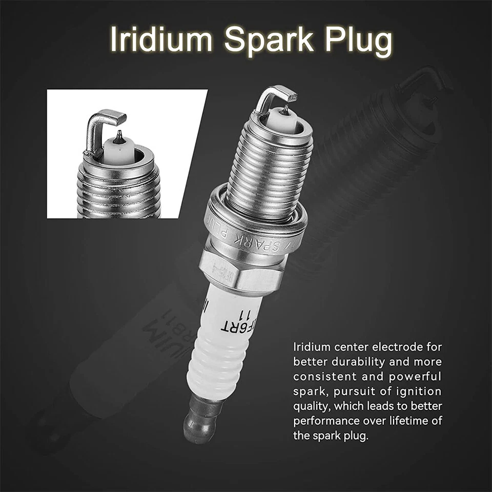 6pcs Ignition Coils & Iridium Spark Plugs Fits 1999-2003 Lexus RX300 3.0L V6 - Image 2 of 4