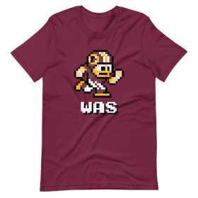 Washington Redskins NES Football Player 8-bit Tecmo Super Bowl Nintendo T-Shirt