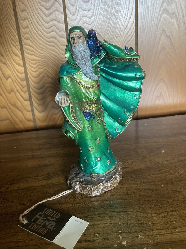 WINDSTONE EDITIONS WIND WIZARD EMERALD GREEN PENA 1999  RARE