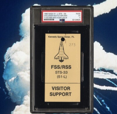 CHALLENGER SPACE SHUTTLE DISASTER LAUNCH PASS JAN.28 1986 NASA 51