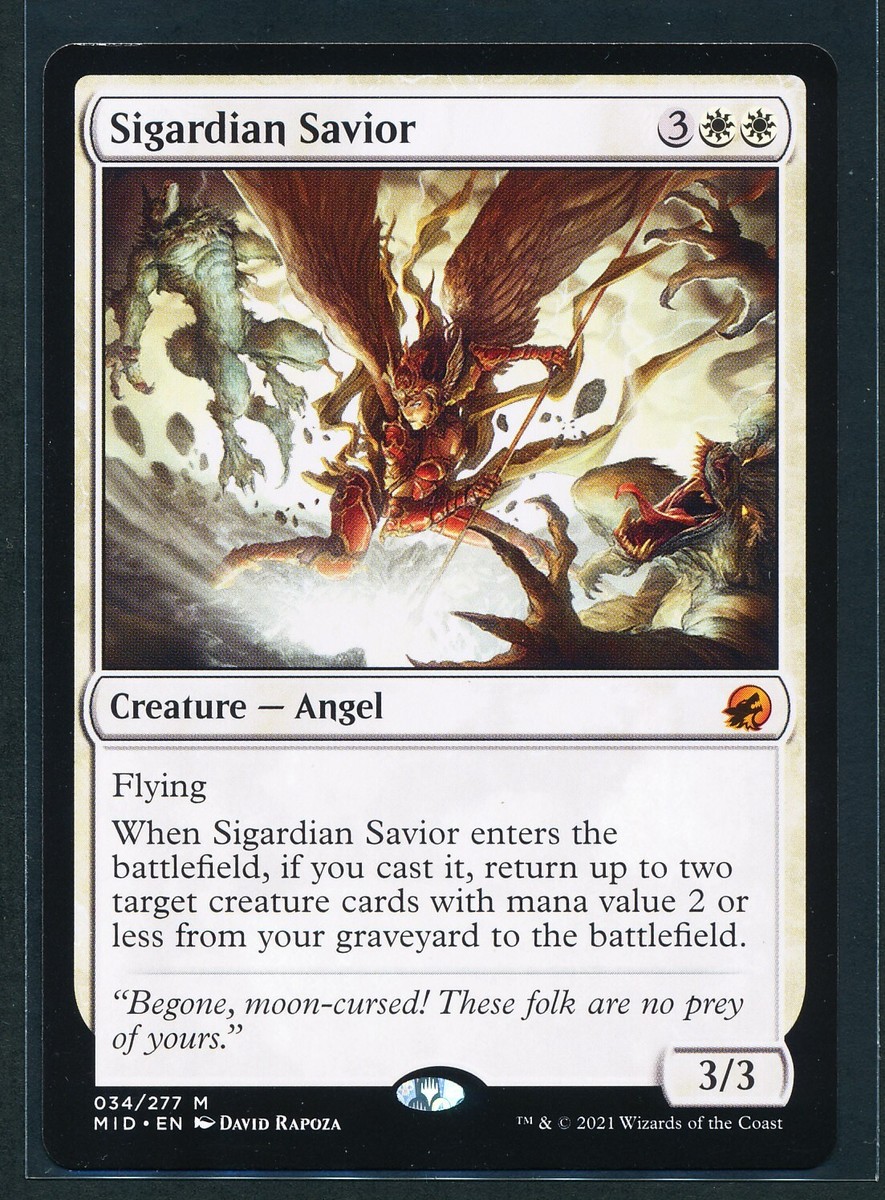 【PSA10】SIGARDIAN SAVIOR Sigardian Savior - Magic MTG 2021 Innistrad: Midnight Hunt